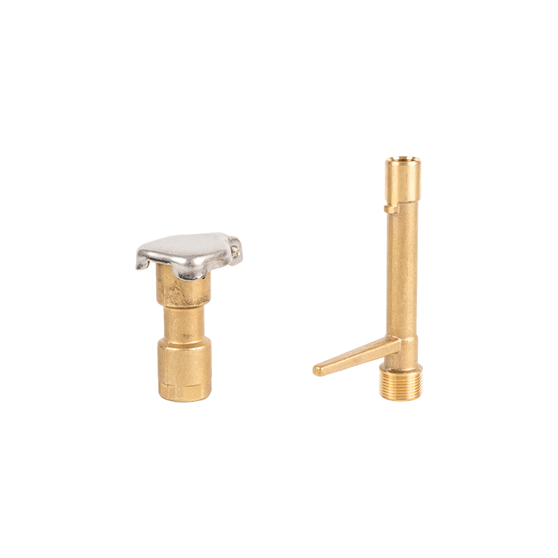YR9106 Valvola ad innesto rapido in ottone BSP 3/4', cappuccio in acciaio inossidabile