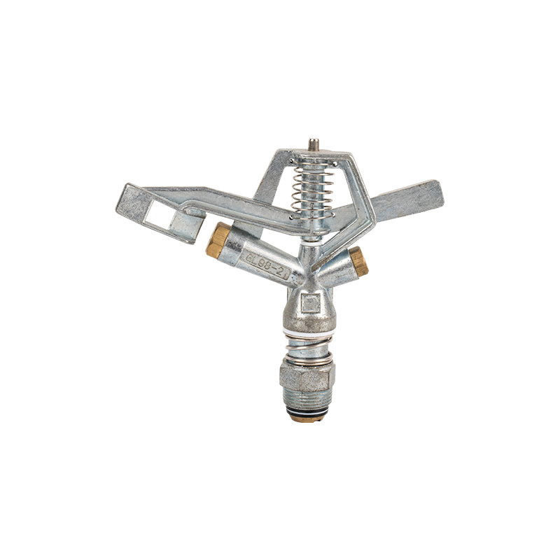 YR9602 Irrigatore a impatto per irrigazione da giardino in metallo G3/4'. YR9602 Irrigatore a impatto per irrigazione da giardino in metallo G3/4'.
