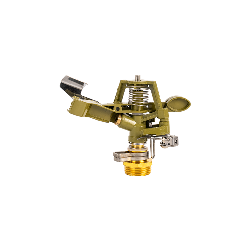 Testa dell'irrigatore per irrigazione a impatto regolabile in lega di zinco YR9604B G3/4'. Testa dell'irrigatore per irrigazione a impatto regolabile in lega di zinco YR9604B G3/4'.